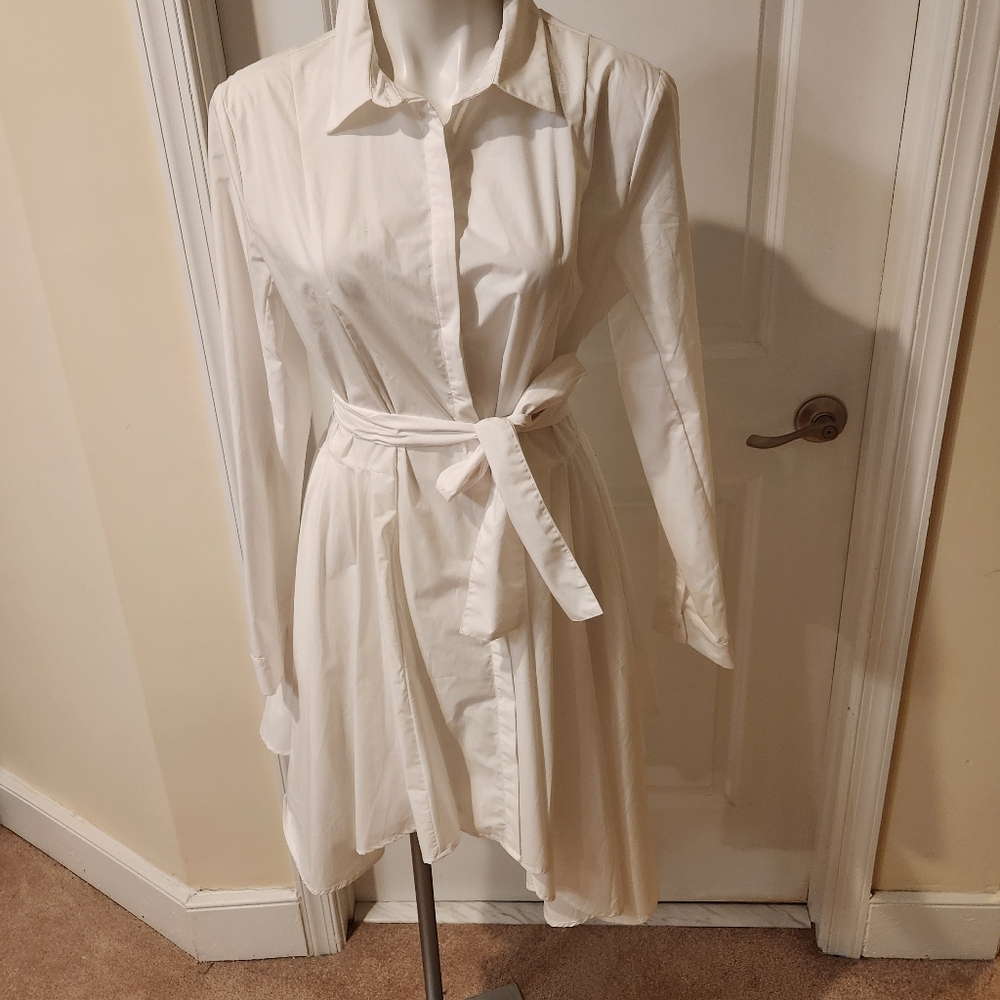 Do+Be new white shirt dress size medium
